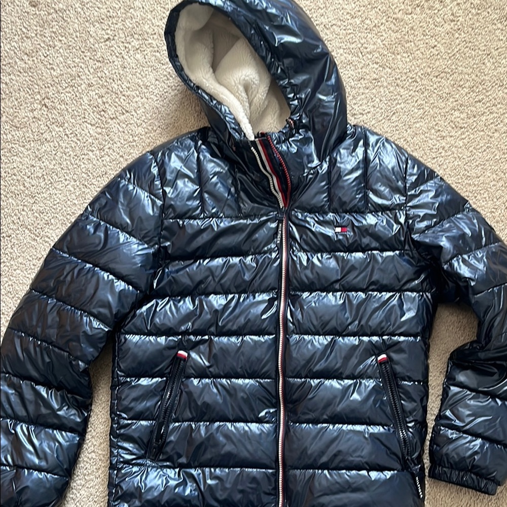 Men navy Tommy hillfiger coat